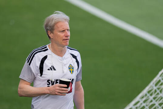 Team manager Stefan Pettersson of the Swedish national