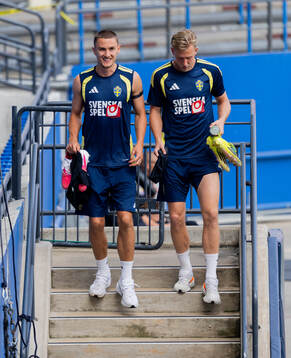 Gustaf Lagerbielke and Herman Johansson of the Swedish