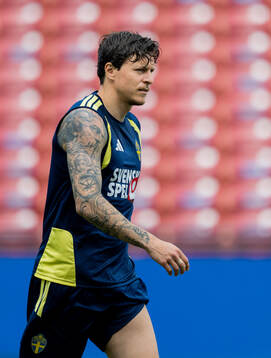 Victor Nilsson Lindelöf of the Swedish national football