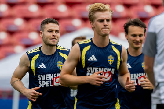 Gabriel Gudmundsson of the Swedish national football team