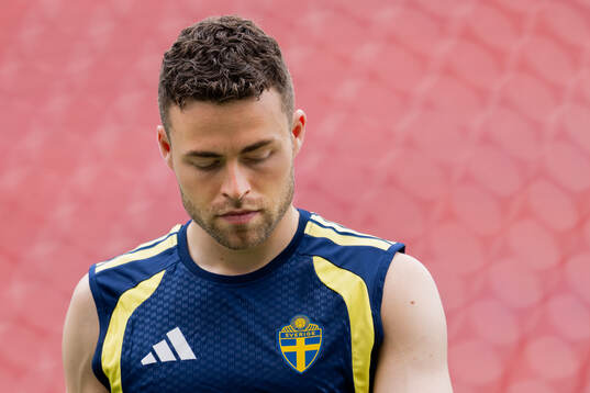 Gabriel Gudmundsson of the Swedish national football team