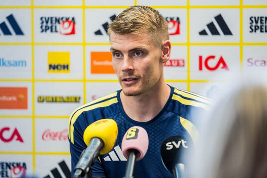Eric Smith of the Swedish men's national football team