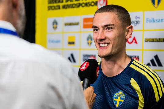 Gustaf Lagerbielke of the Swedish men's national football
