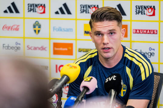 Viktor Gyökeres of the Swedish men's national football team