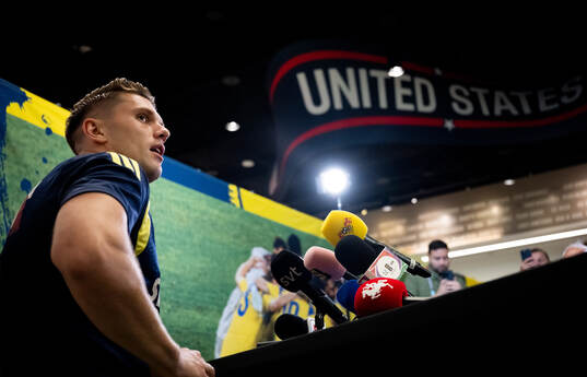 Viktor Gyökeres of the Swedish men's national football team