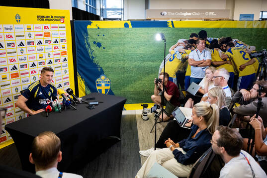 Viktor Gyökeres of the Swedish men's national football team