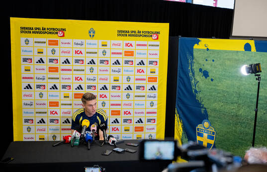 Viktor Gyökeres of the Swedish men's national football team