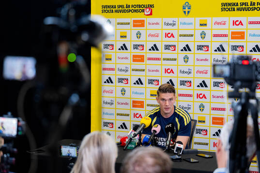 Viktor Gyökeres of the Swedish men's national football team