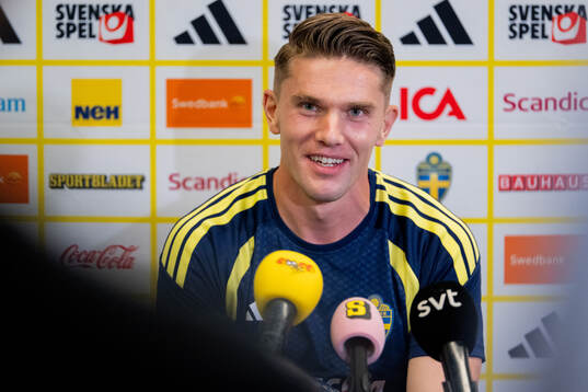 Viktor Gyökeres of the Swedish men's national football team