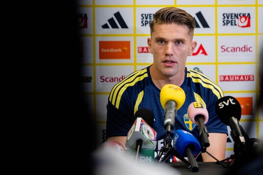 Viktor Gyökeres of the Swedish men's national football team