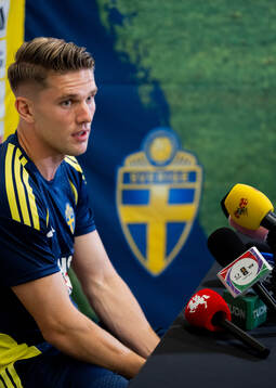 Viktor Gyökeres of the Swedish men's national football team