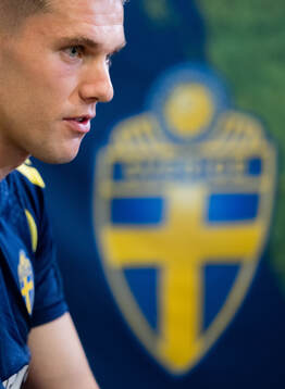 Viktor Gyökeres of the Swedish men's national football team