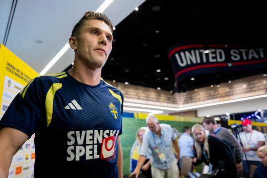 Viktor Gyökeres of the Swedish men's national football team