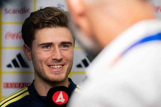 Besfort Zeneli of the Swedish men's national football team