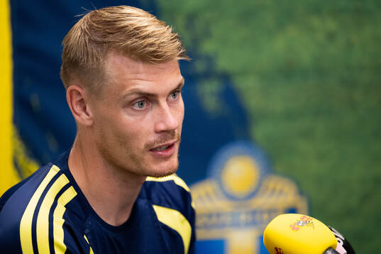 Eric Smith of the Swedish men's national football team