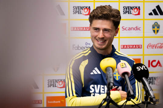 Besfort Zeneli of the Swedish men's national football team