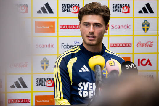 Besfort Zeneli of the Swedish men's national football team
