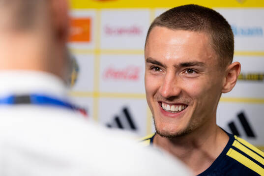 Gustaf Lagerbielke of the Swedish men's national football