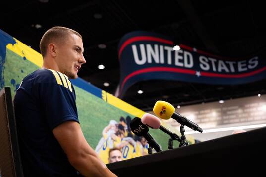 Gustaf Lagerbielke of the Swedish men's national football
