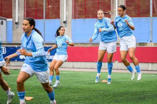 Malmö FFs Courtney Nevin och Amy Joan Irene Sayer