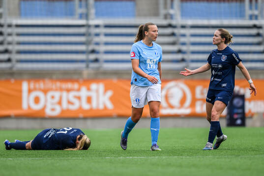 Malmö FFs Sara Kanutte Sørensen Fornes och Eskilstuna