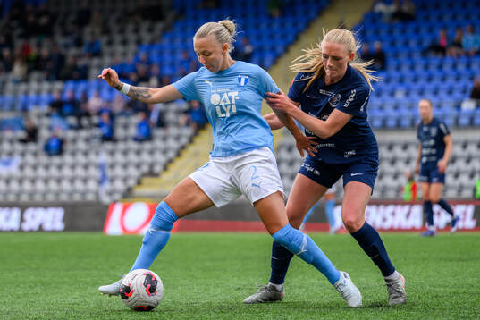 Malmö FFs Nathalie Hoff Persson och Eskilstuna United DFFs