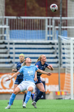 Malmö FFs Tuva Skoog och Eskilstuna United DFFs Ellen