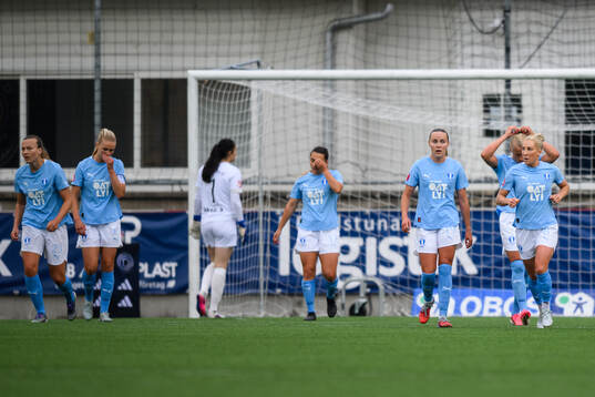 Malmö FFs Sara Kanutte Sørensen Fornes, Nellie Lilja,