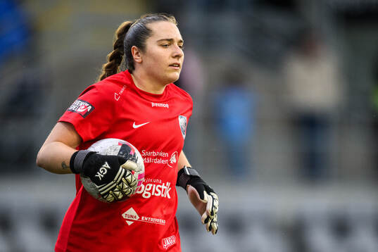 Eskilstuna United DFFs målvakt Monica Elisabeth Wilhelm