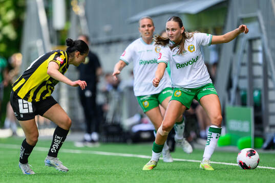 Häckens Nesrin Akgun och Hammarbys Vilde Hasund