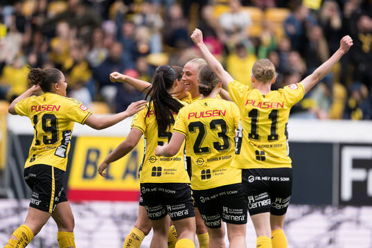 Elfsborgs Stina Jensen jublar