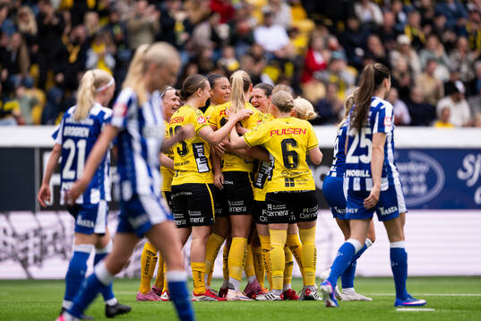 Elfsborgs spelare jublar
