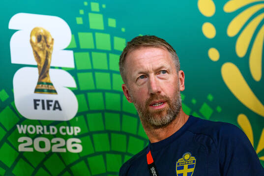 Bläddra bland fler bilder av Football, FIFA World Cup 2026, day 3, Sweden, Press conference