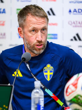 Head coach Graham Potter of the Swedish national football