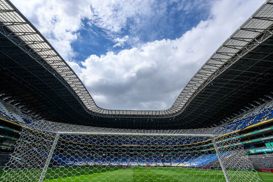 General interior view of Estadio Monterrey