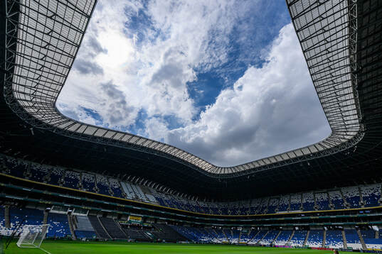 General interior view of Estadio Monterrey