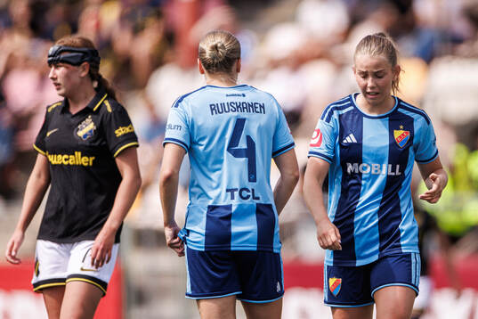 Djurgårdens Elsa Pelgander deppar