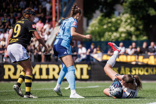Djurgårdens målvakt Anna Aurora Koivunen