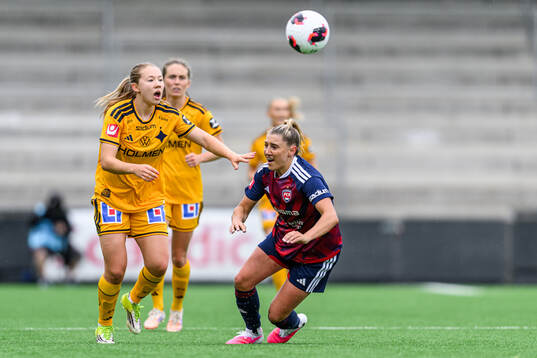 IFK Norrköpings Paula Broddner Klingspor och Rosengårds