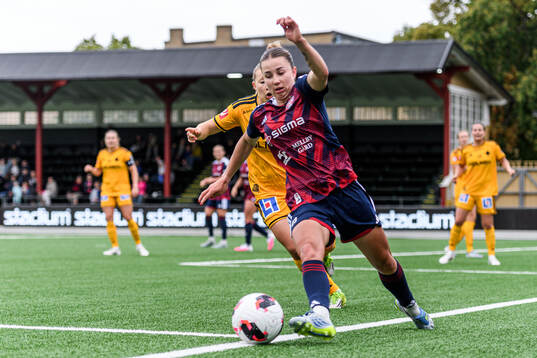 IFK Norrköpings Paula Broddner Klingspor och Rosengårds
