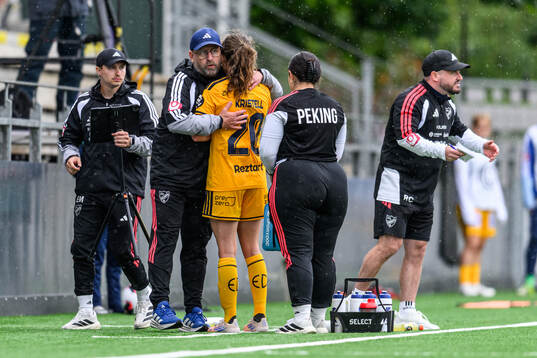 IFK Norrköpings tränare Stellan Carlsson och Matilda
