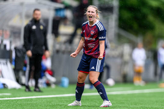 Rosengårds Hanna Andersson jublar