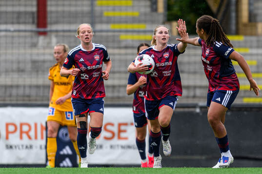 Rosengårds Hanna Andersson jublar