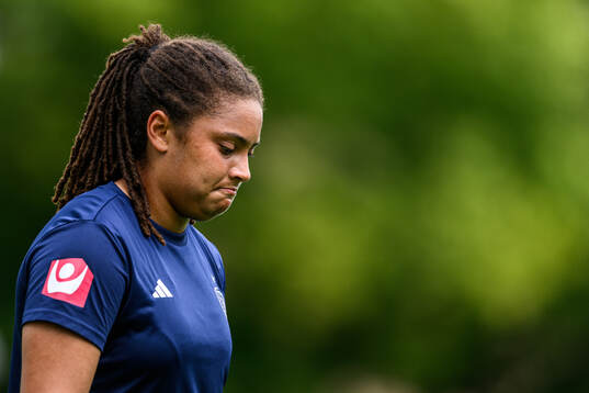 Rosengårds Jo-Anne Agbor Tataw Cronquist  fotbollsmatchen