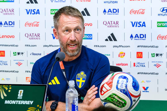 Head coach Graham Potter of the Swedish national football
