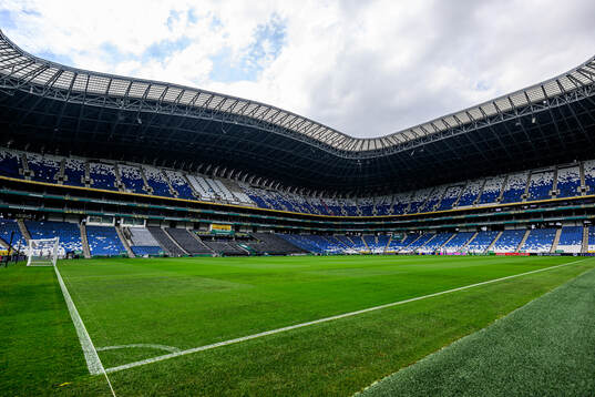 General interior view of Estadio Monterrey
