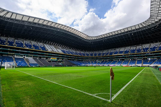 General interior view of Estadio Monterrey