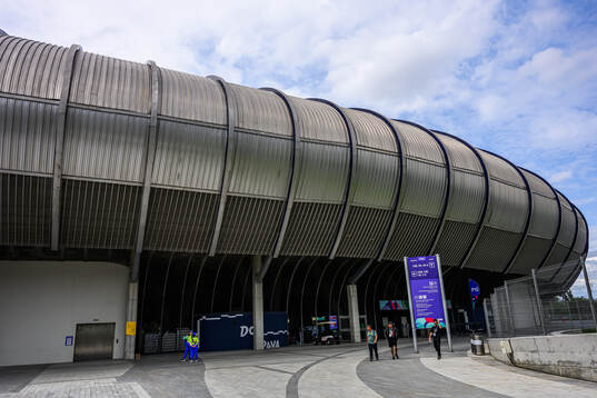 General exterior view of Estadio Monterrey