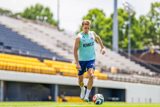 Marcus Holmgren Pedersen of the Norwegian national football