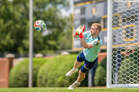Goalkeeper Egil Selvik of the Norwegian national football